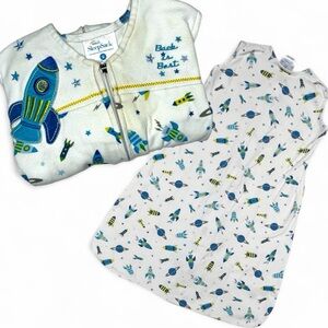 GUC Halo SleepSack with Rocket Design (10-18 lbs / 0-6 months)